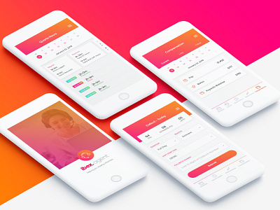 Agent app app design flow ios mobile modern ui product ui ux