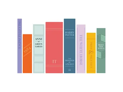 Books - WIP book illustration podcast spine