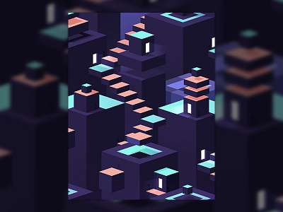 City buildings city colasse coraline cover gradients illustration landscape ui