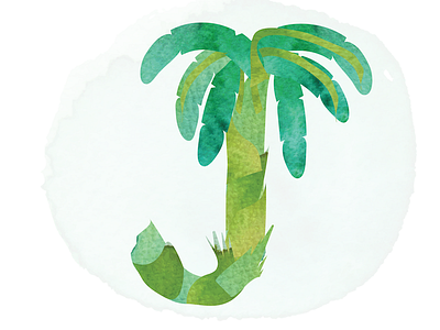 #36daysoftype Challenge - Letter J 36daysoftype challenge illustration illustrator lettering photoshop typography watercolor watercoloring