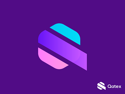Qatex - Logo Concept for digital agency app ui ux arab brand digital logo mark monogram q qatar technology