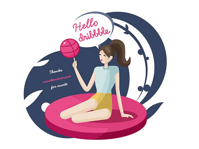 1st shot ;) debut dribbble hello