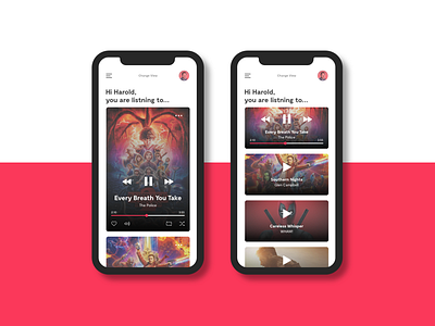 Daily UI #009 - Music PLayer daily dailyui interface music music player player sketch sound ui user