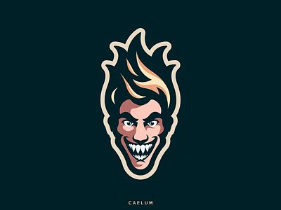 Junkrat branding caelum esport identity logo mascot sport