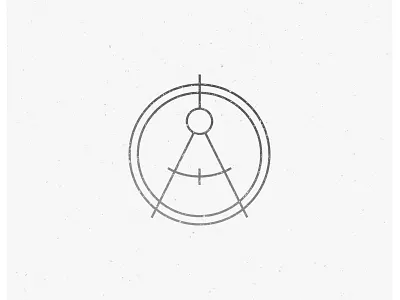 Rejected Logo Concept architect architecture badge brand identity compass construction design icon identity interior design logo