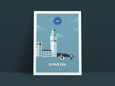 London app celebration driver illustration london poster redesign uber uber design