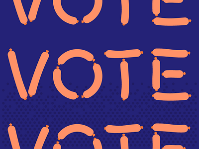 HOTDOG LETTERS! hotdogs letters vote