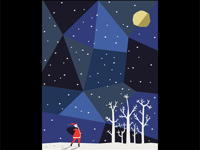 Peaceful Holidays digital illustration vector