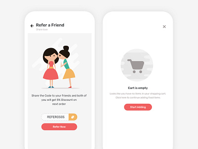 Food Delivery App 02 cart food app ios iphone x restaurant uiux user interface visual design