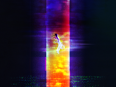 Rise. 2d digitize figure glitch glitch art graphic modal photoshop rising