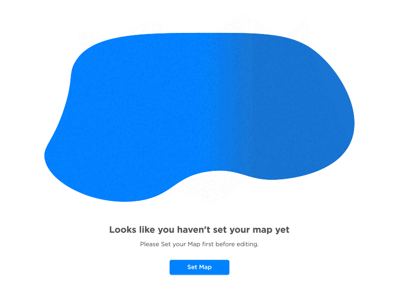 Empty State for Map Editor - Set your Map! animation empty state illustration