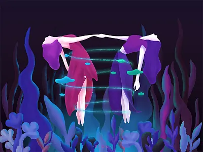 Sister dream illustration sister ui