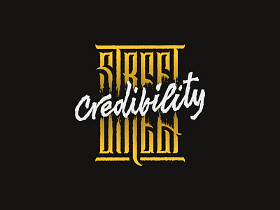 Street Credibility credibility kyrgyzstan lettering shift street