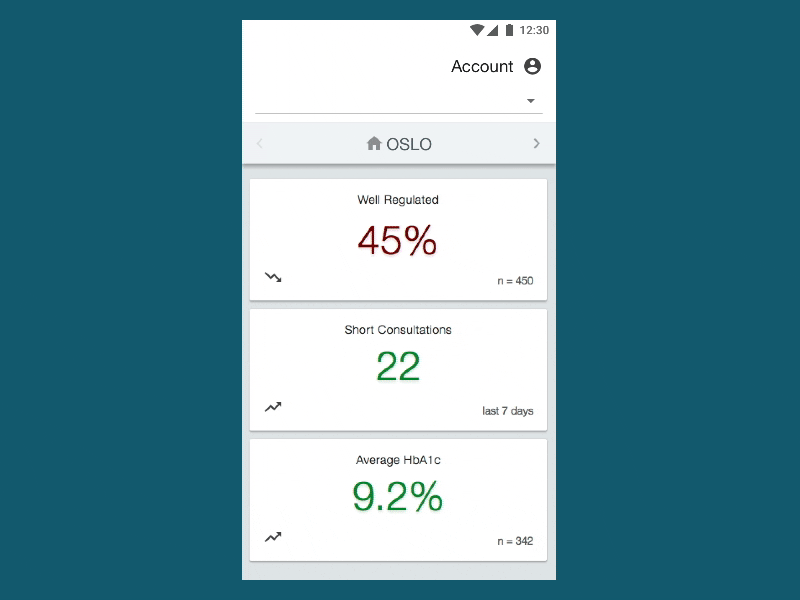 card nav prototype flinto id prototype ui ux