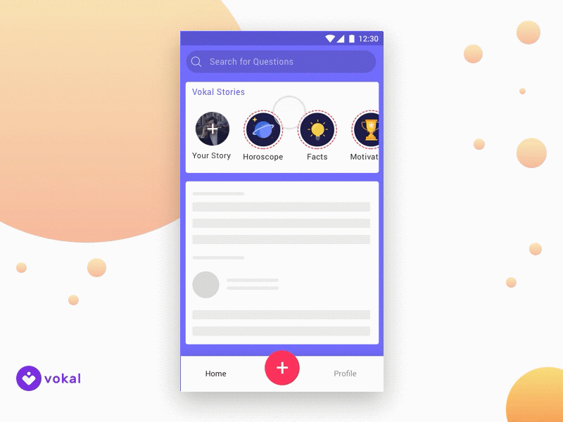 Audio Status - Stories audio feed instagram stories media news principle story voice