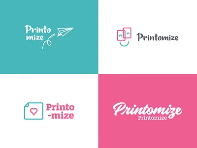 Printomize Logo Crafting happy heart logo smile