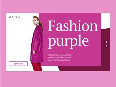 Fashion Purple – Concept adobexd app color dailyui design fun ui ux web