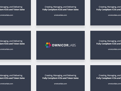 Omnicor Labs Presentation Cards business card