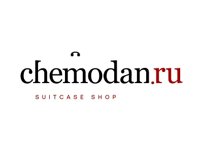 Chemodan.ru – suitcase shop brand identity logo suitcases
