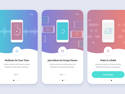 Onboarding Screens app ios onboarding