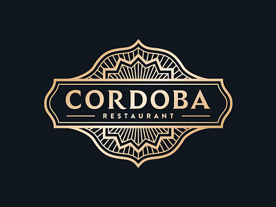 Cordoba bistro cordoba logo orient ornament restaurant