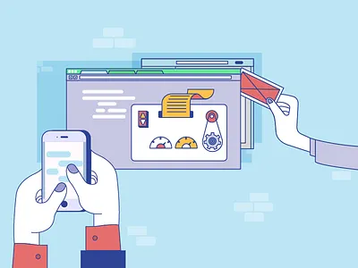 conversation illustrator