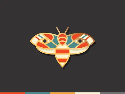 Bee Enamel Pin badge bee bug enamel pin gold illustration insect