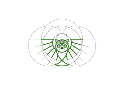 Owl Mark construction bird brand branding icon iconic identity logo mark owl type typography