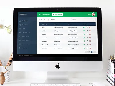 HRM Dashboard dashboard hrm human resource management