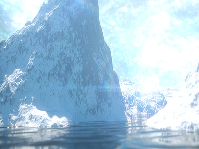 paradise 3d art c4d earth imagination