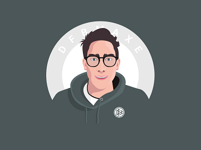 DFB-Maxe Illustration avatar dfb dfbmaxe flat football germany illustration picture portrait profile russia2018