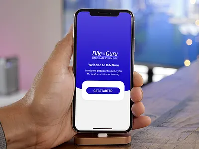 Get Started Screen | Personal Nutrition Dite App Design dite app get started screen