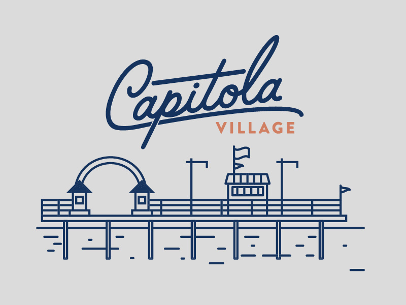 Example of Capitola Village Pier