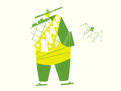 Tea Farmer art artwork character color farmer flat illustration illustration nature tea