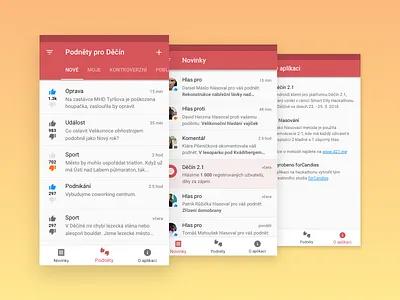 Děčín 2.1 Android android app list material