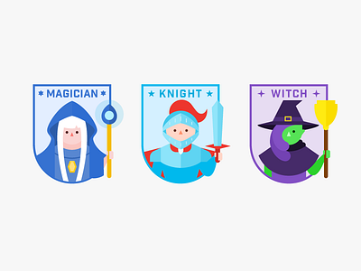 Characters badge character
