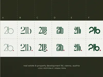 »2lb« Logo Proposals ... logo mark typo typography
