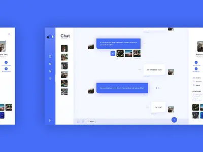 Wajets - Chat bitcoin chat cloud crypto dashboard design ehtereum flat ico mining page