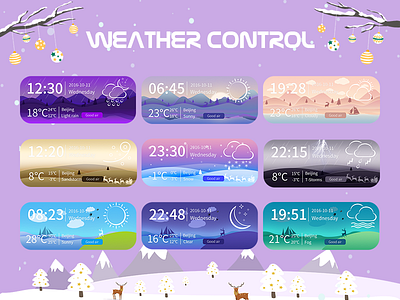 Dirbbble control weather