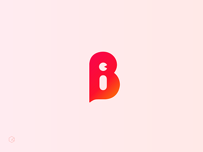 Monogram Time ! gradient letter logo monogram social speakup students symbol type uppercase