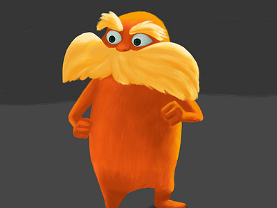 Lorax art character character design design digital digital art digital painting illustration illustrations ipadpro lorax painting