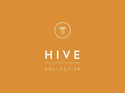 Hive Collective Logo brand collective cowork identity illustration logo sketchapp typography vector