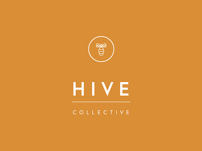 Hive Collective Logo brand collective cowork identity illustration logo sketchapp typography vector