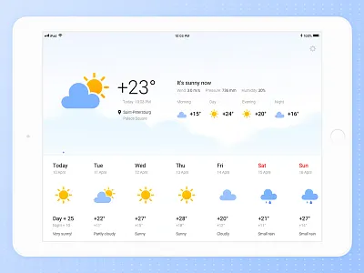 Weather app concept design prototype sketch uiux weather