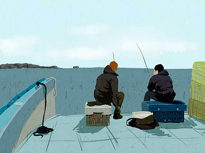 Manchester by the Sea cartoon illustration love movie