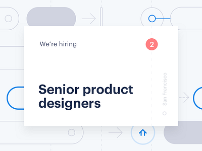 We're hiring product designers designer hire hiring job position senior sf startup