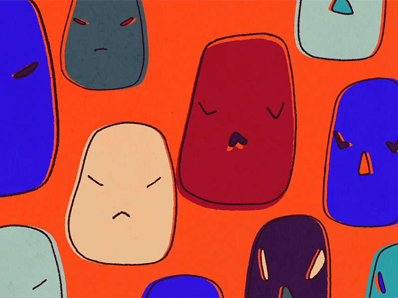 Mugs 2d 2d animation after effects animation art character design gif illustration loop motion design wip