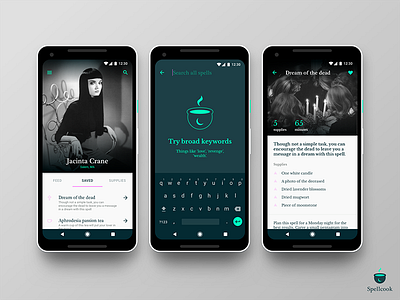 Spellcook android aos briefjerky profile recipe search spell witch