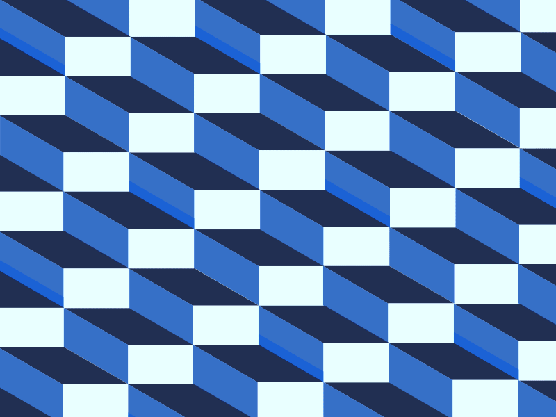 Perspectives 2d animation bounce motion perspectives puzzle