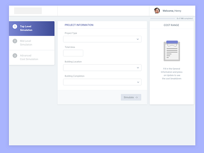 Estimation Tool cost simulation desktop simulation tool web